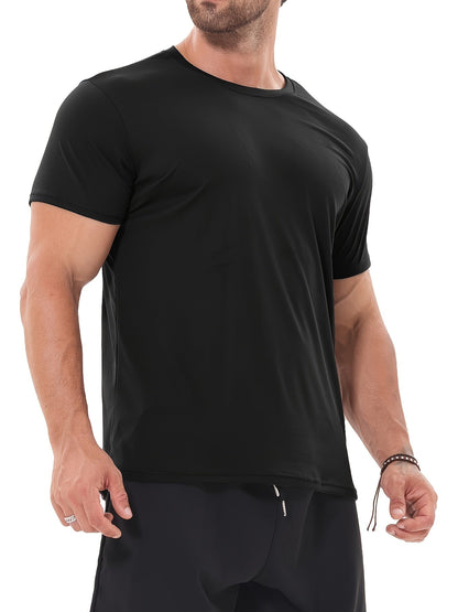 Men's Performance T-Shirt - Round Neck Short Sleeve Everyday Style