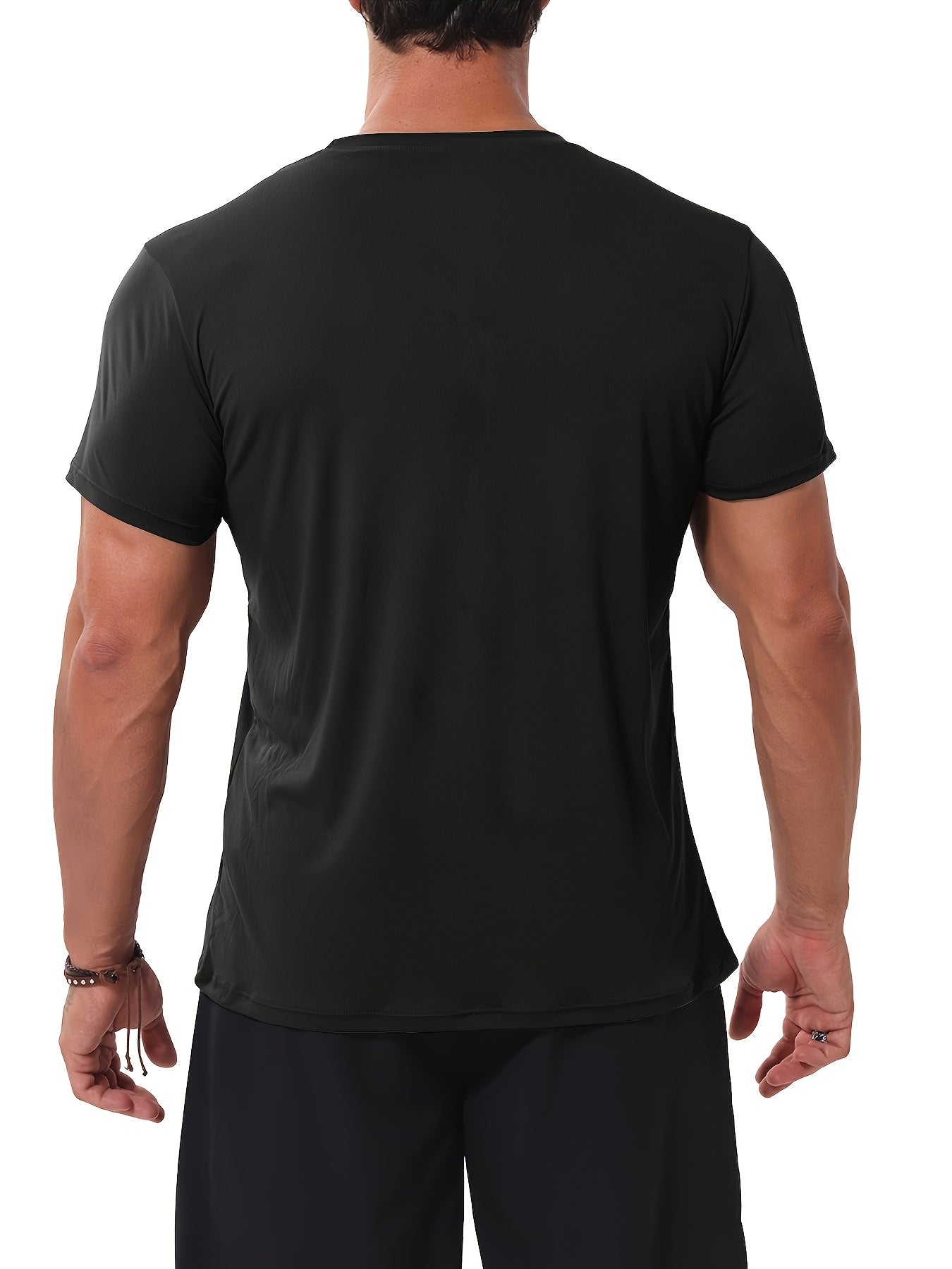 Men's Performance T-Shirt - Round Neck Short Sleeve Everyday Style