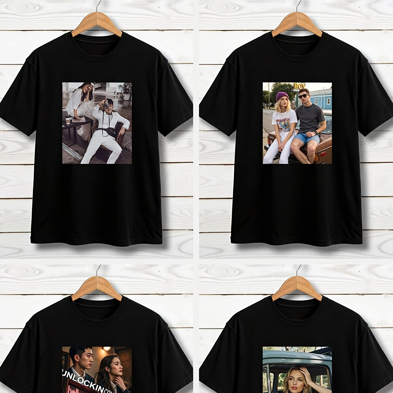 Men's Performance T-Shirt - Round Neck Short Sleeve Everyday Style 825189