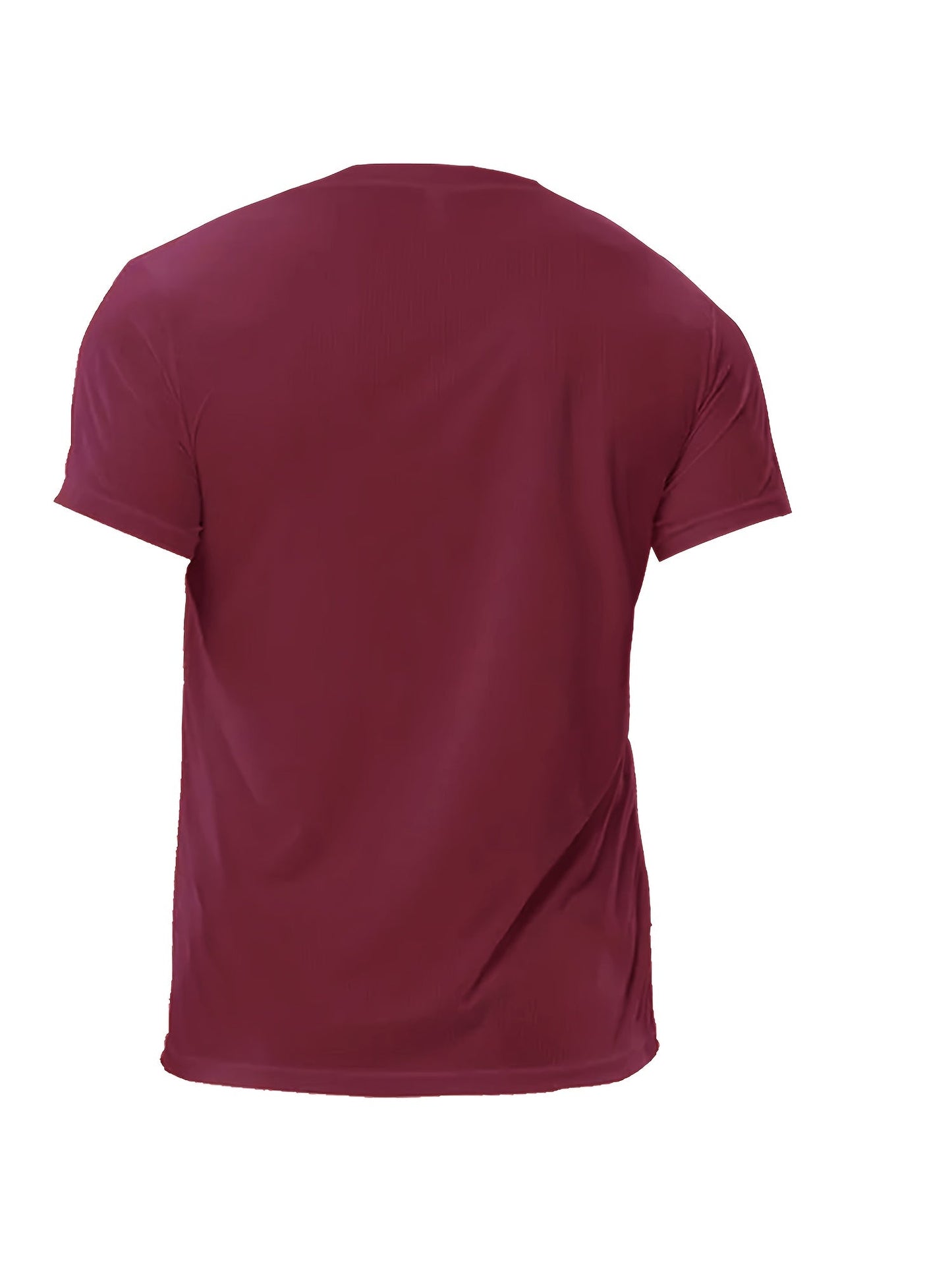 Men's Performance T-Shirt - Round Neck Short Sleeve Modern Style 645541
