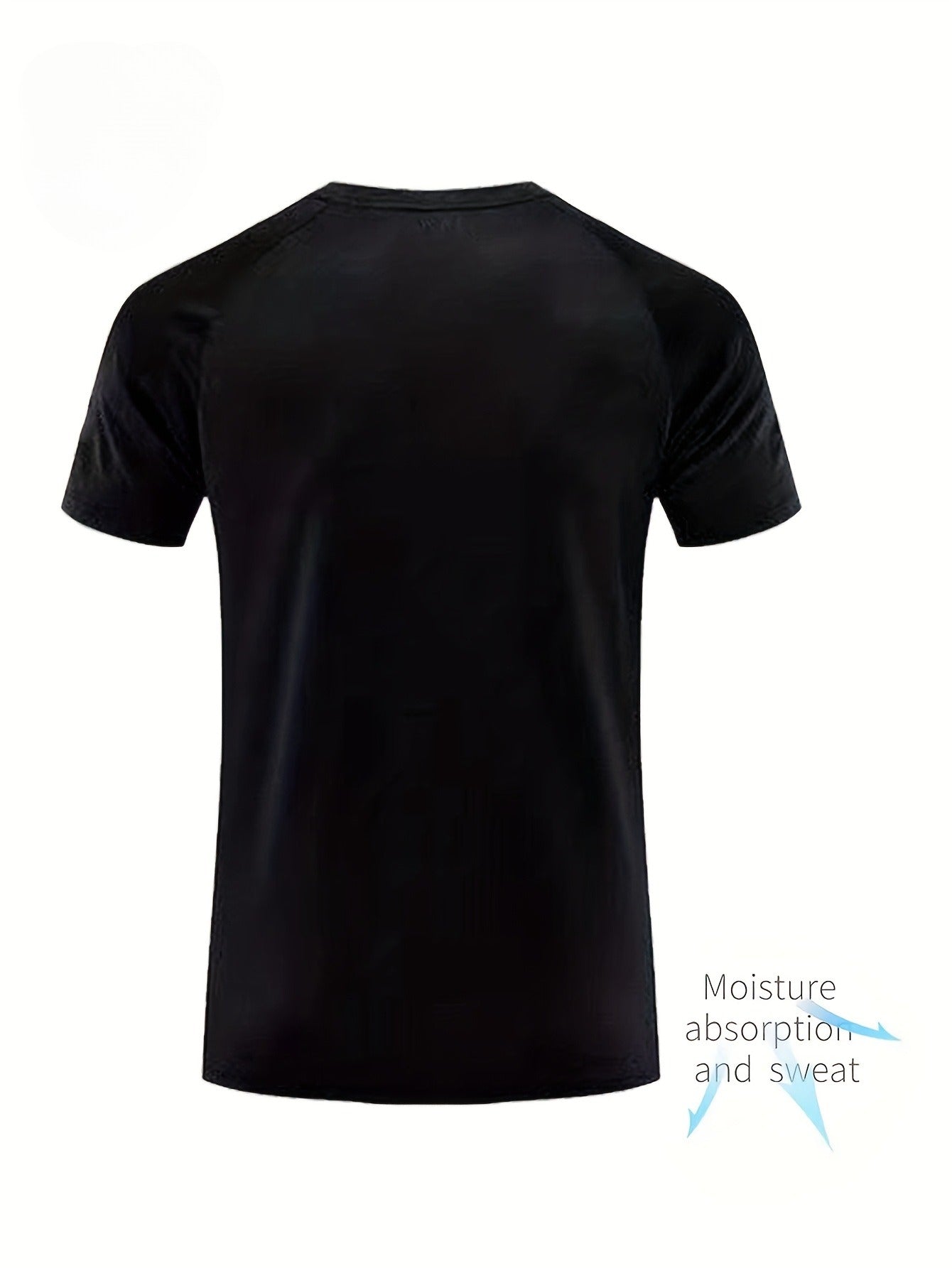Men's Performance T-Shirt - Round Neck Short Sleeve Modern Style 645541