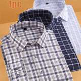 Blue & White Fine Check