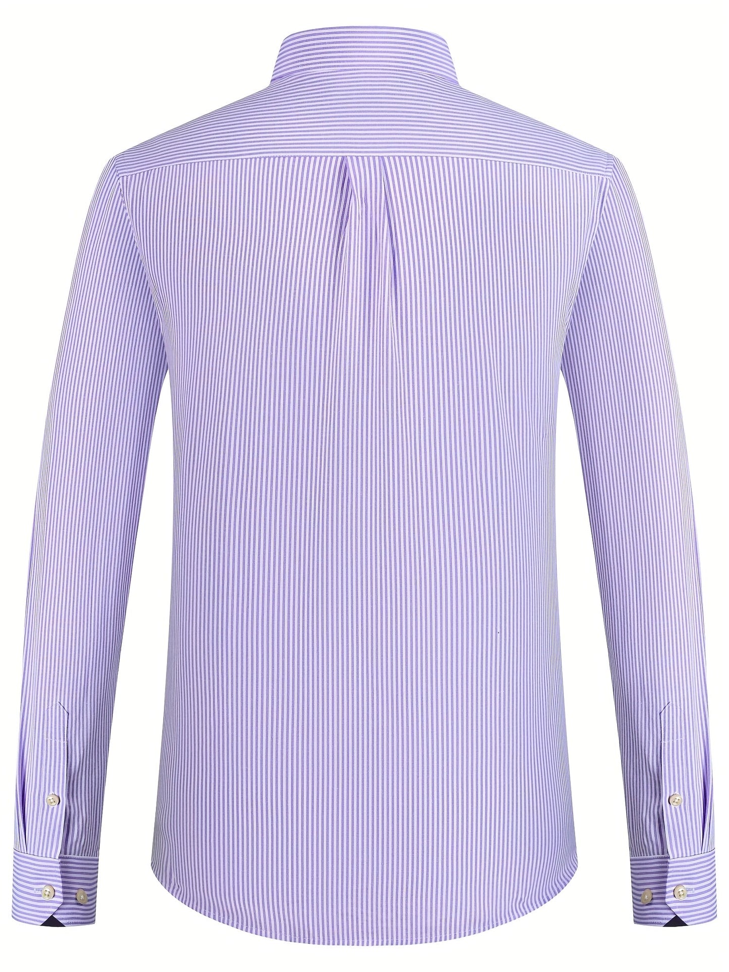 Men's Plaid Long Sleeve Dress Shirt - Easy Care