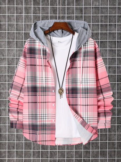 Men's Pink Long-Sleeve Shirt - product view 5