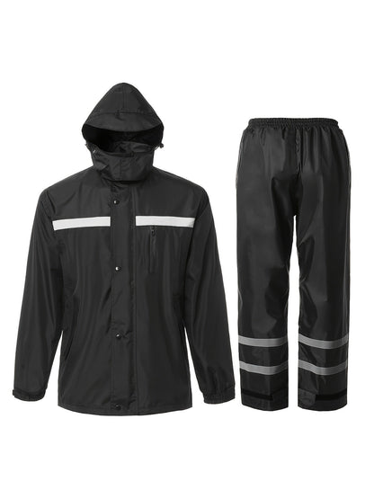 Men's Rain Jacket and Pants Set - Coordinated Everyday Style detail image - detail view 13