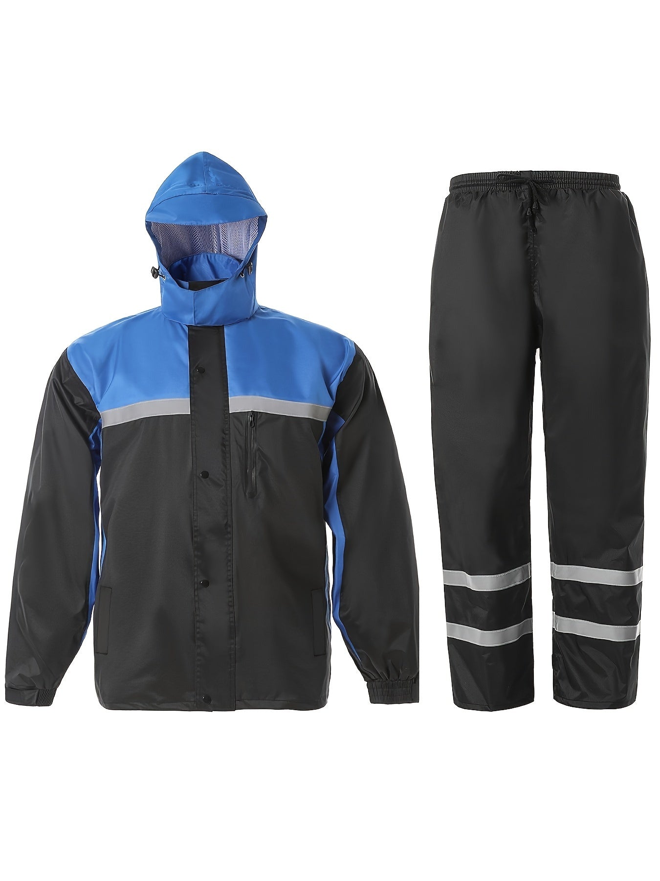 Men's Rain Jacket and Pants Set - Coordinated Everyday Style detail image - detail view 15