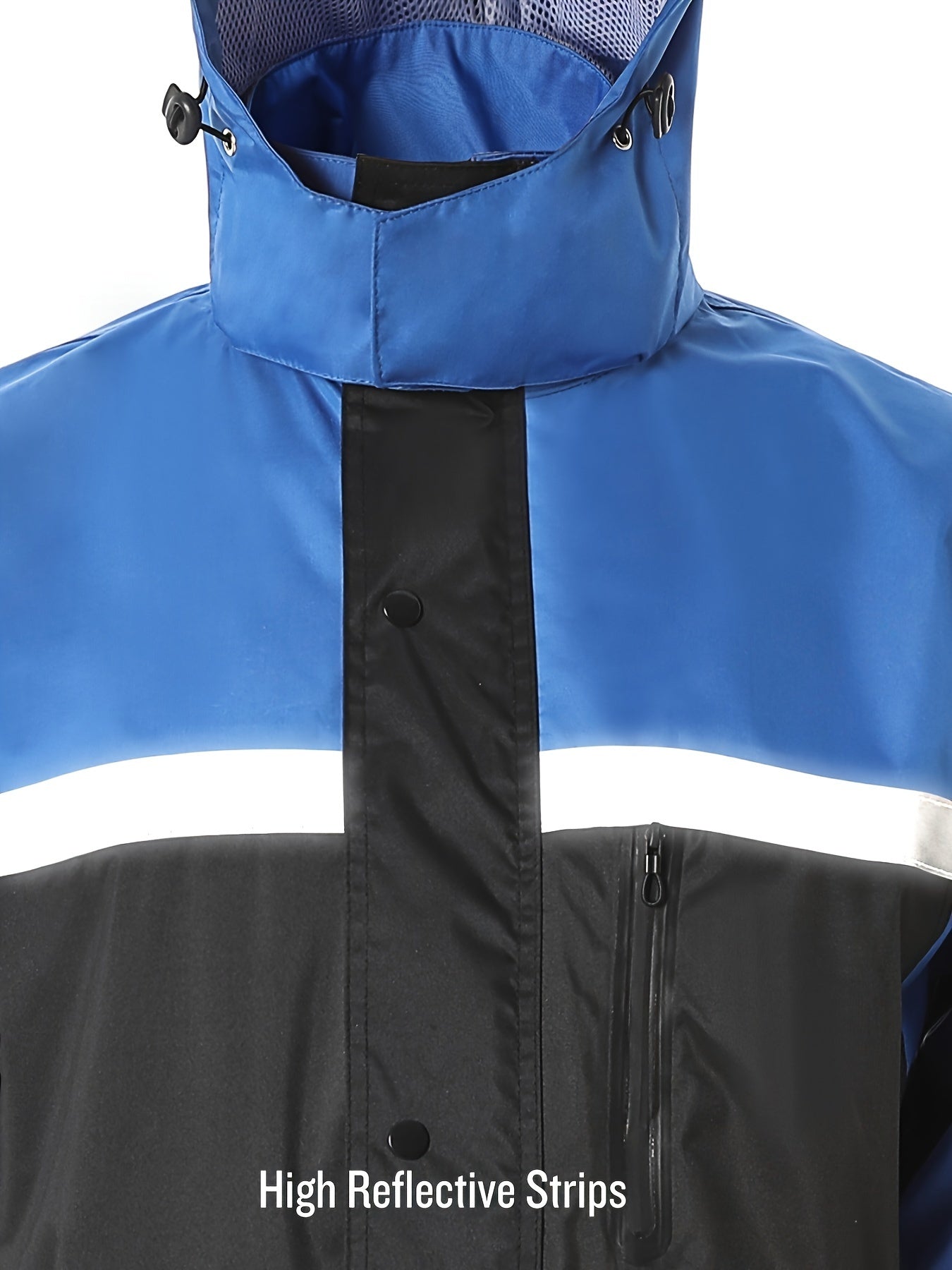 Men's Rain Jacket and Pants Set - Coordinated Everyday Style detail image