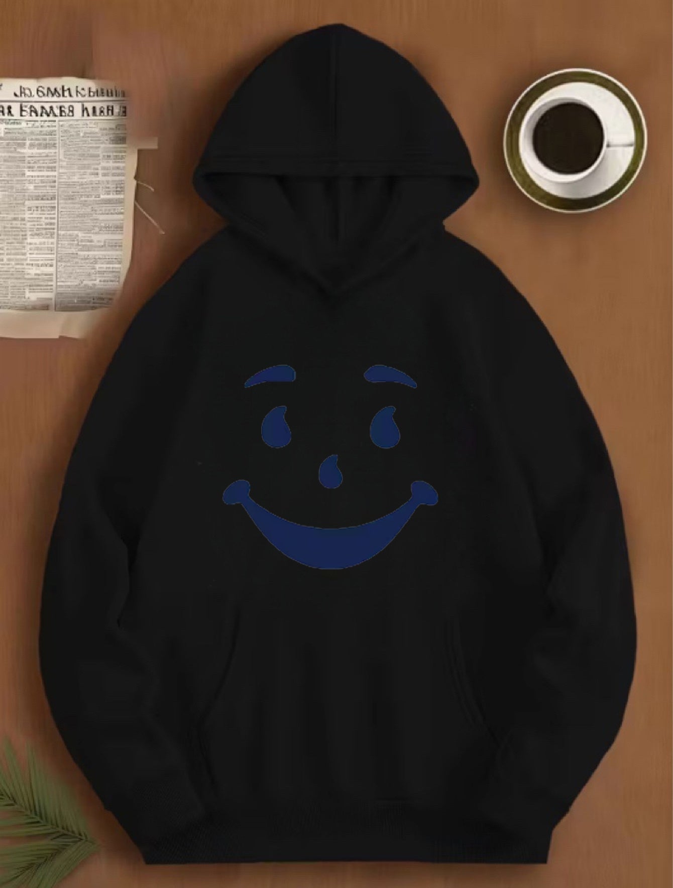 Men's Relaxed Graphic Pullover Hoodie
