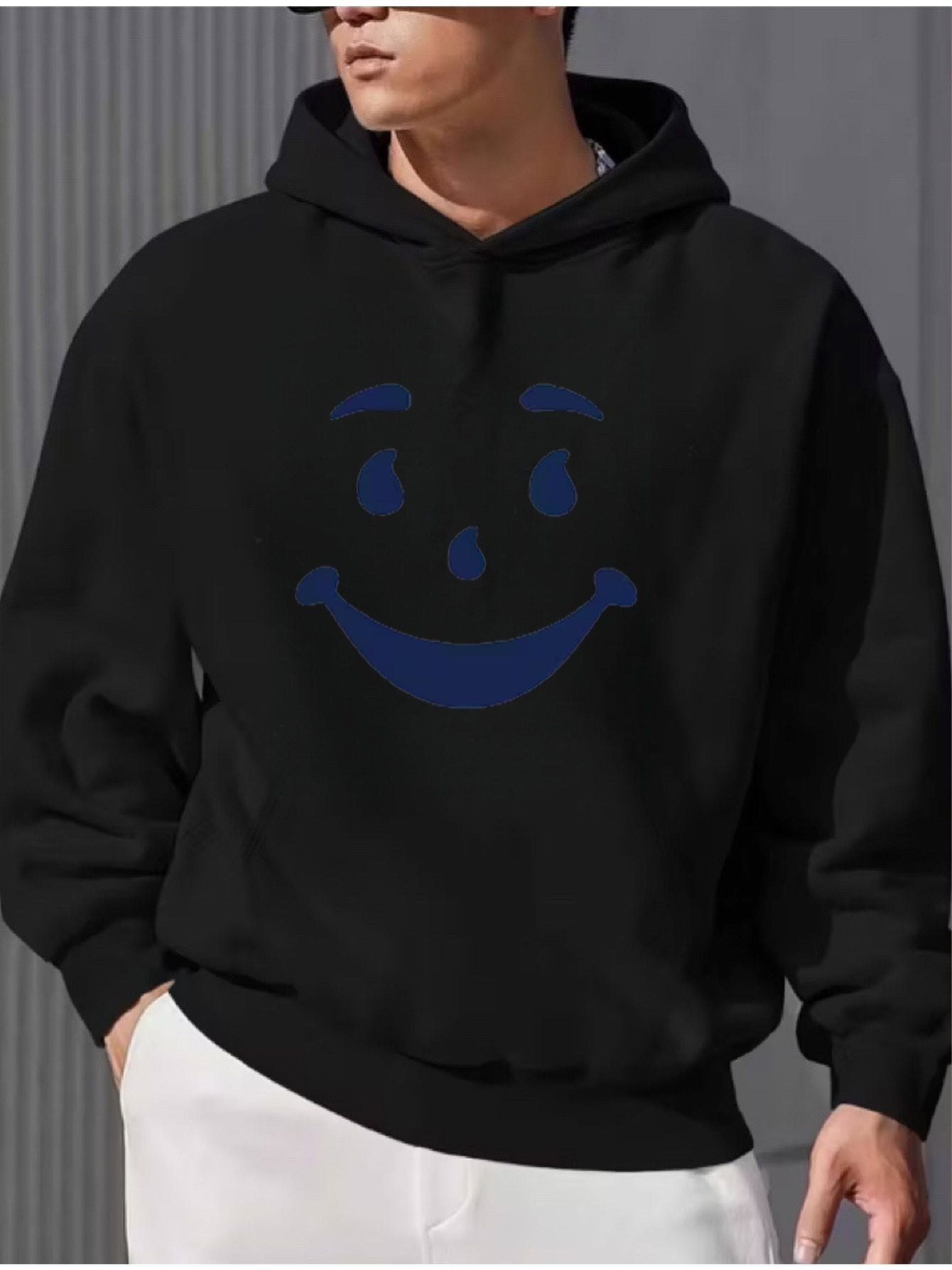 Men's Relaxed Graphic Pullover Hoodie