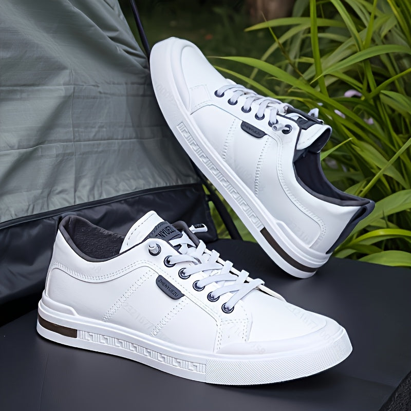 Men's White And Khaki Shoes - product view 2