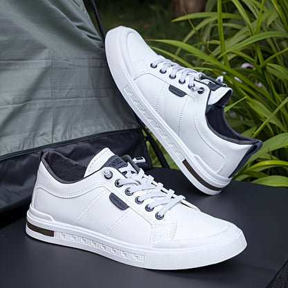 Men's White And Khaki Shoes - product view 2
