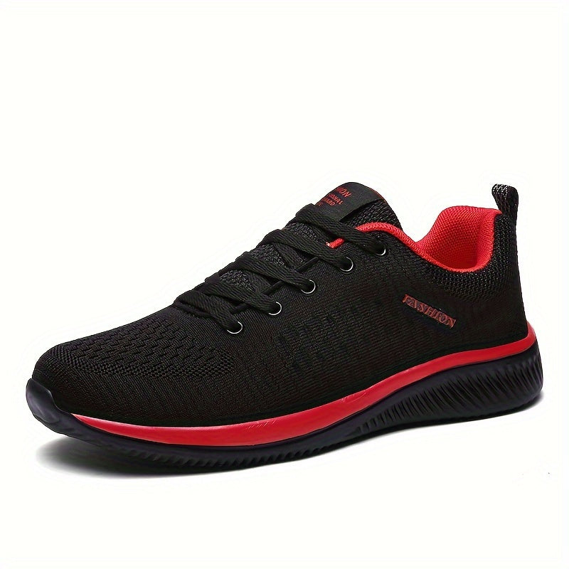 Men's Lightweight Sneaker Sneaker Breathable Lace up Running Basketball Workout - product view 3