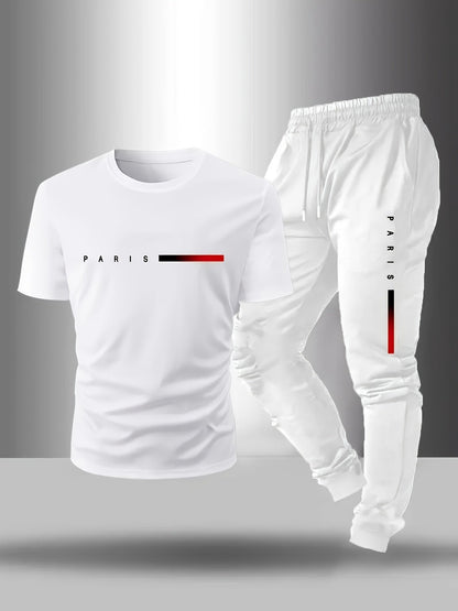 Men's Shirt and Pants Set - Coordinated Summer Style