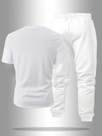 Men's Shirt and Pants Set - Coordinated Summer Style