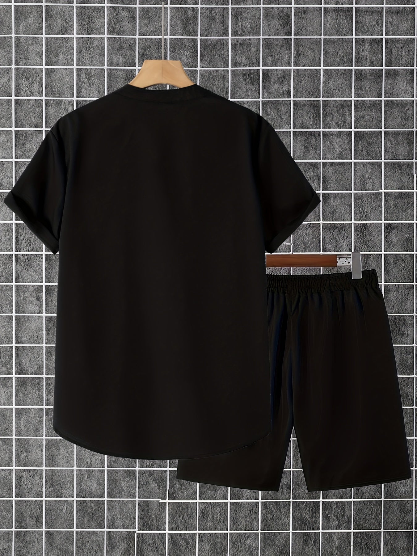 Men's Shirt and Shorts Set - Coordinated Summer Style