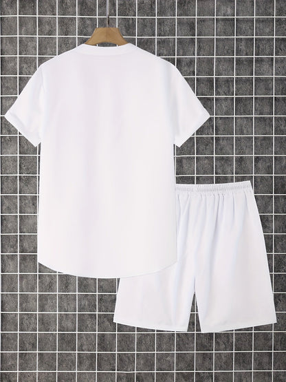 Men's Shirt and Shorts Set - Coordinated Summer Style