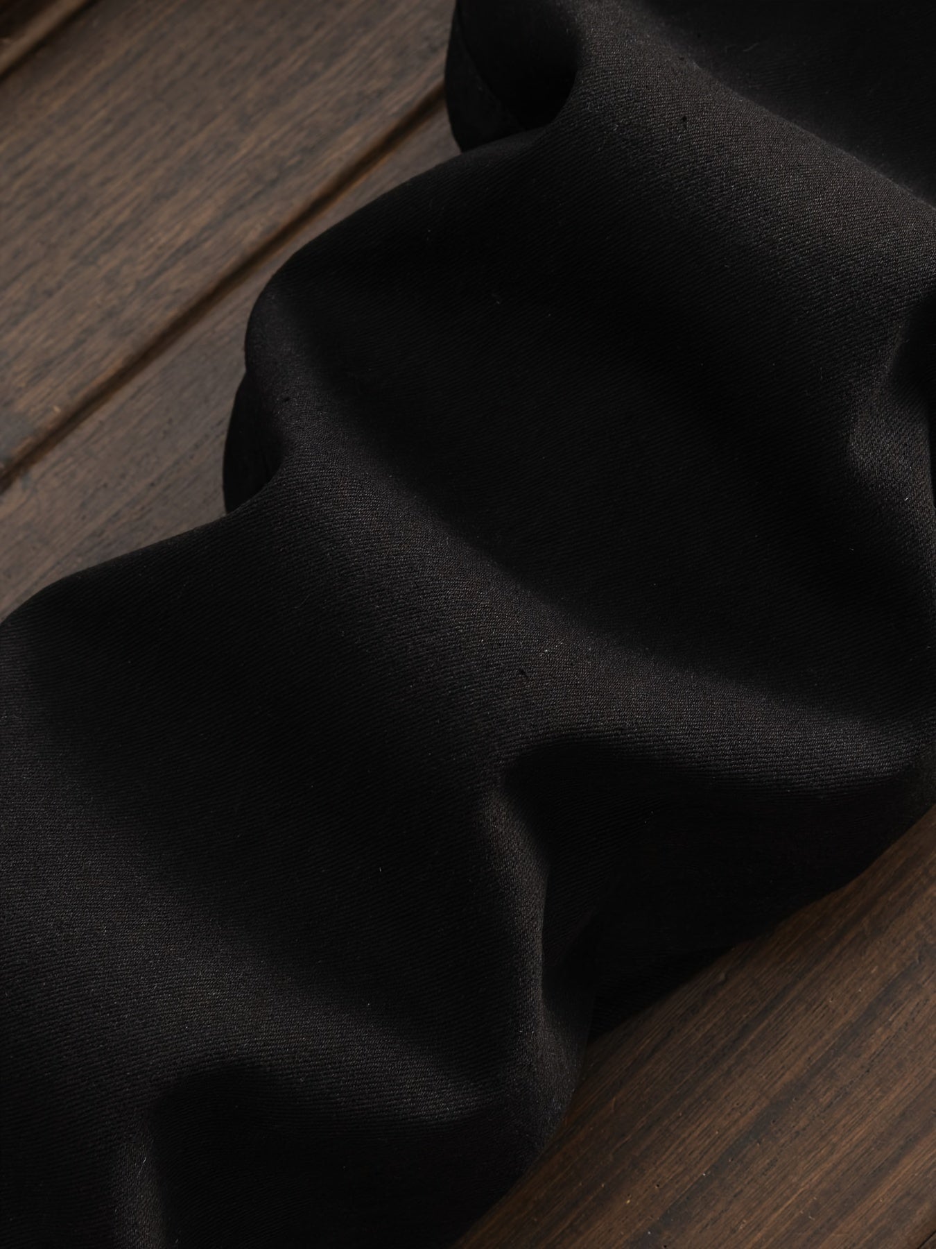 Men's Skinny Jeans - Black Denim Distressed
