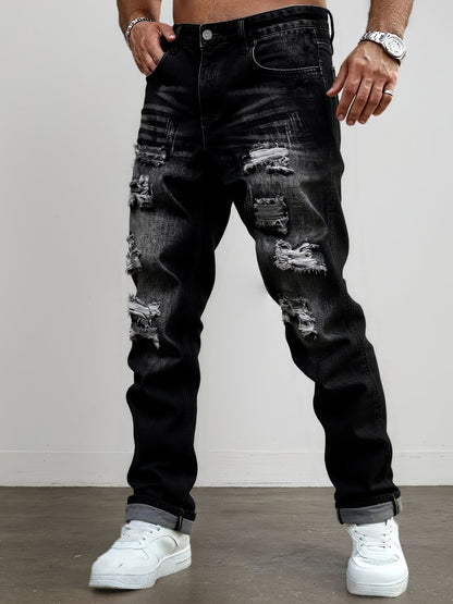 Men's Dark Gray Jeans - product view 4