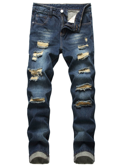 Men's Navy Color Jeans - product view 3