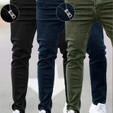 Black+navy Blue+military Green