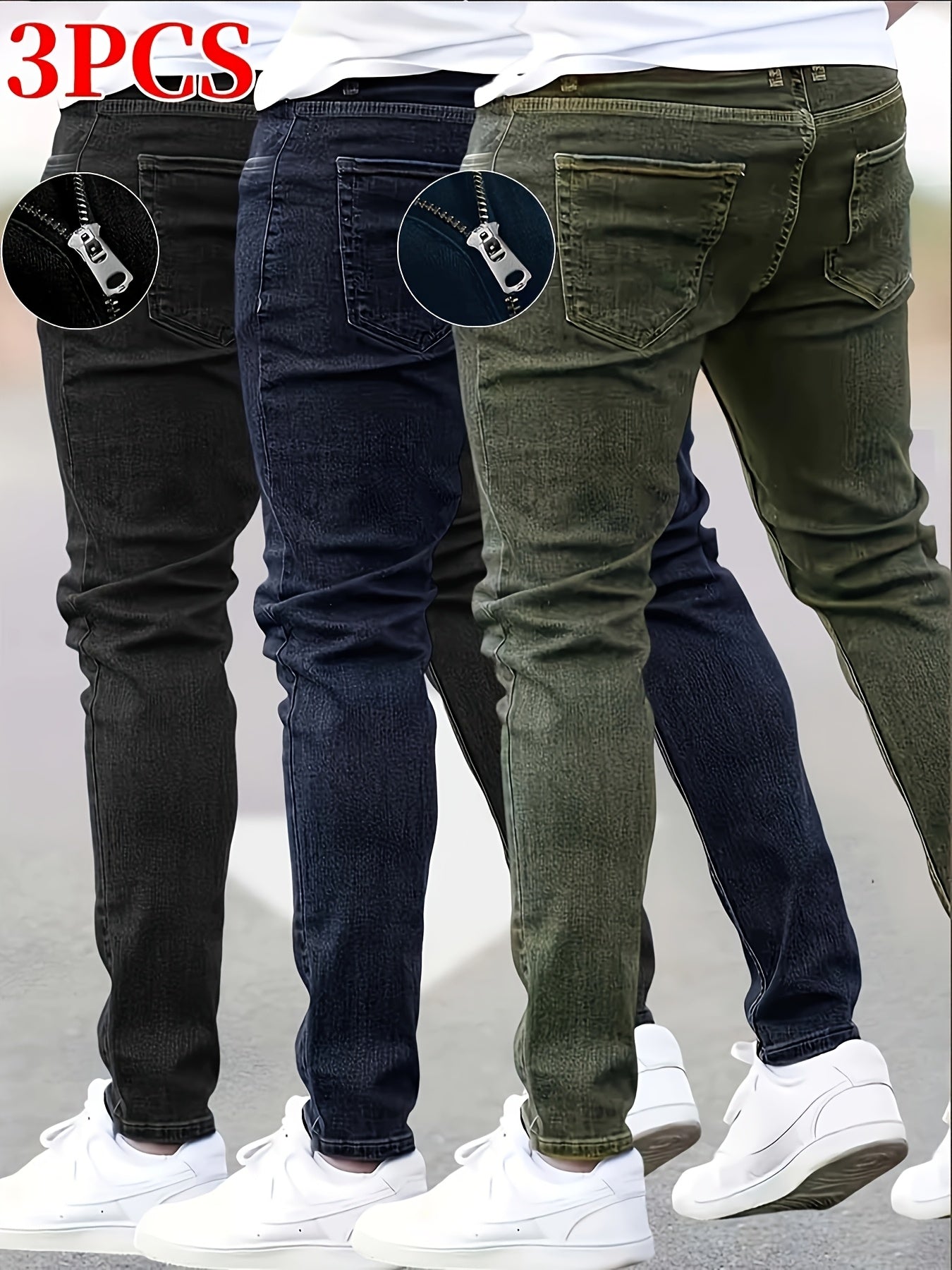 Men's Skinny Jeans - Stretch Comfort 366437