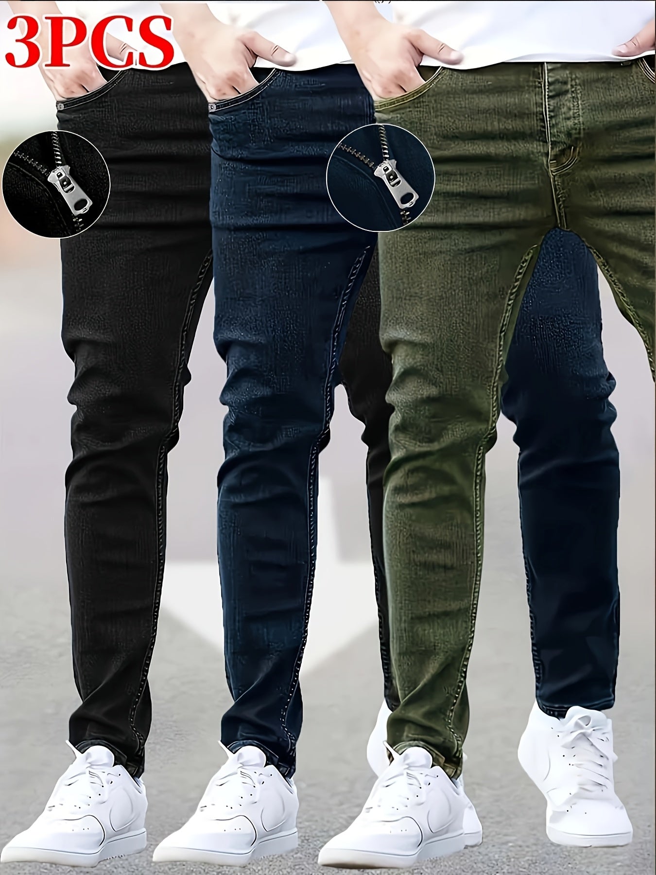 Men's Skinny Jeans - Stretch Comfort 366437