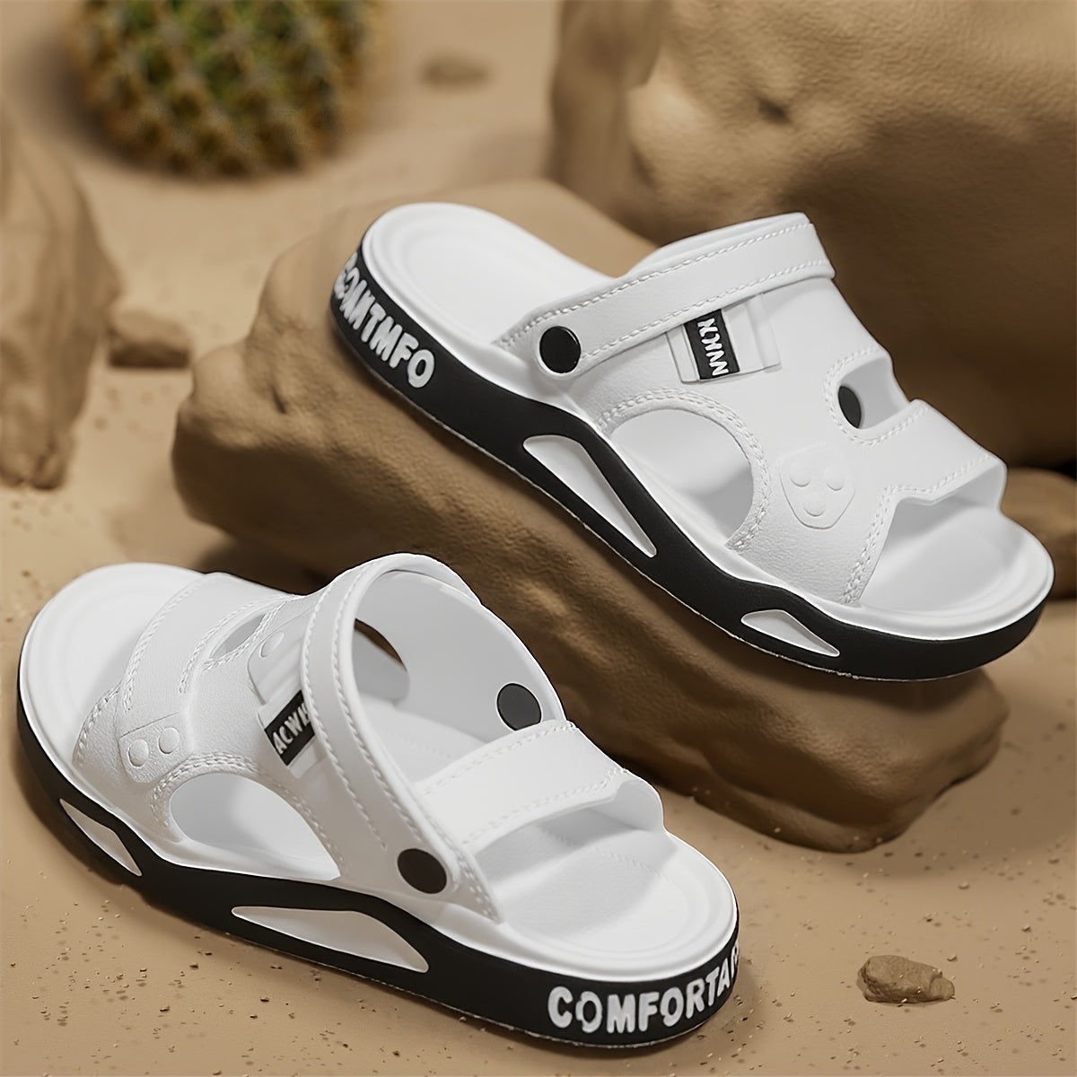 Men's White Shoes - product view 2