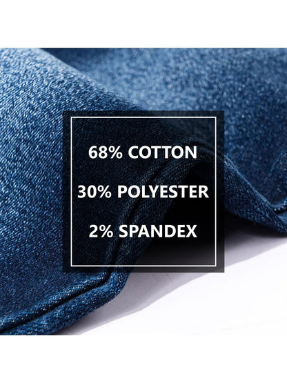 Men's Slim Fit Jeans - Classic Wash Clean Finish Everyday