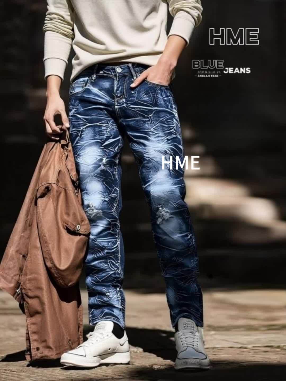 Men's Slim Fit Jeans - Classic Wash Clean Finish Modern 239973