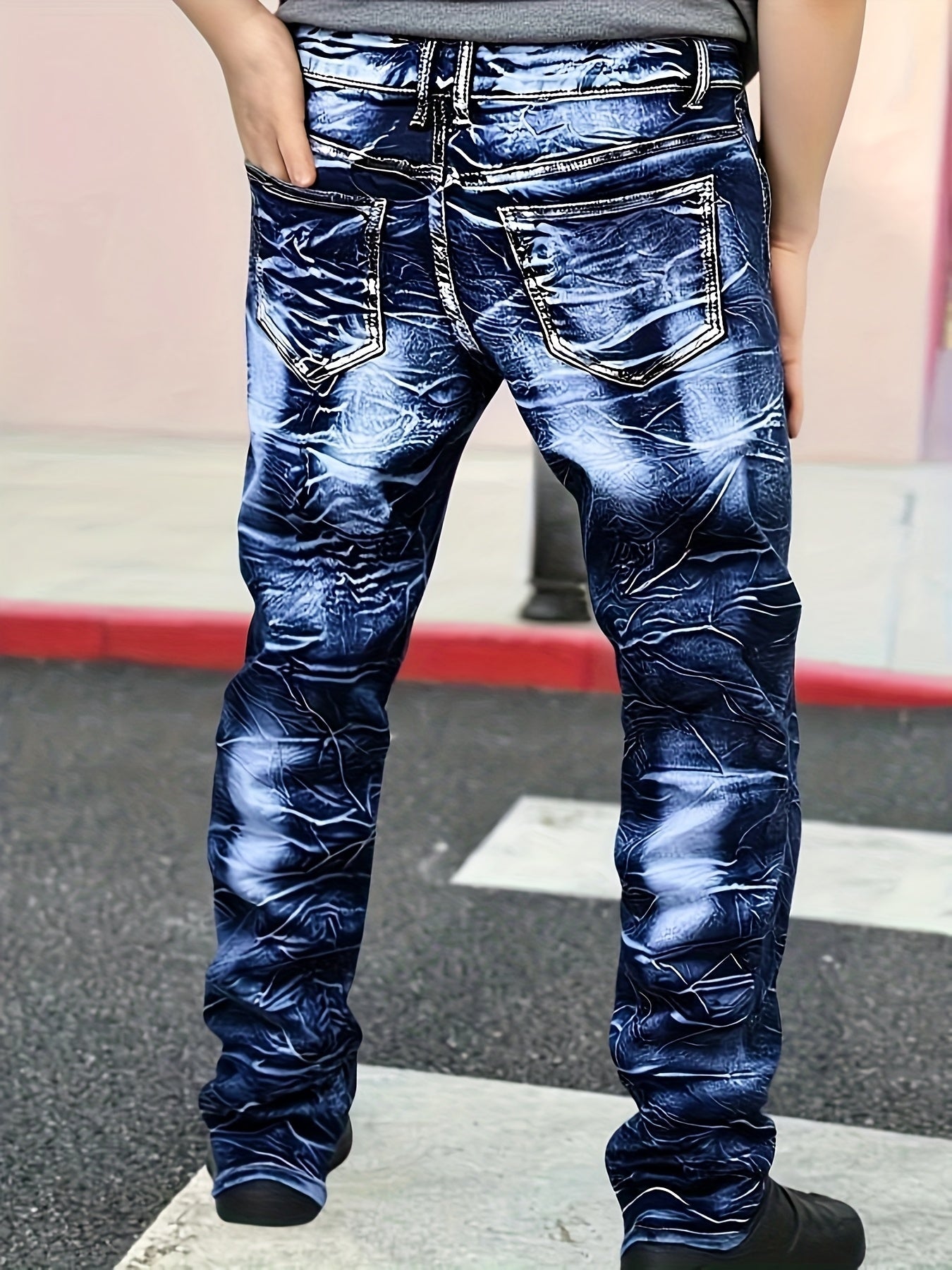 Men's Slim Fit Jeans - Classic Wash Clean Finish Modern 239973
