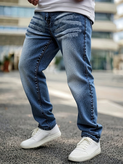 Men's Slim Fit Jeans - Classic Wash Clean Finish Travel 625125