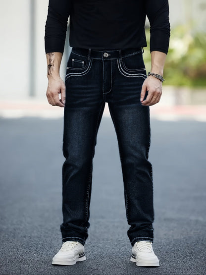 Men's Sea Blue Jeans - product view 7