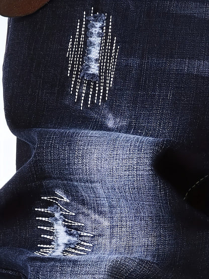 Men's Slim Fit Jeans - Classic Wash Clean Finish Travel