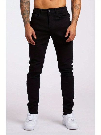 Men's Grey Slim-Fit Jeans - product view 15
