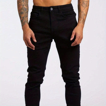 Men's Slim Fit Jeans - Classic Wash Clean Finish Travel 374501