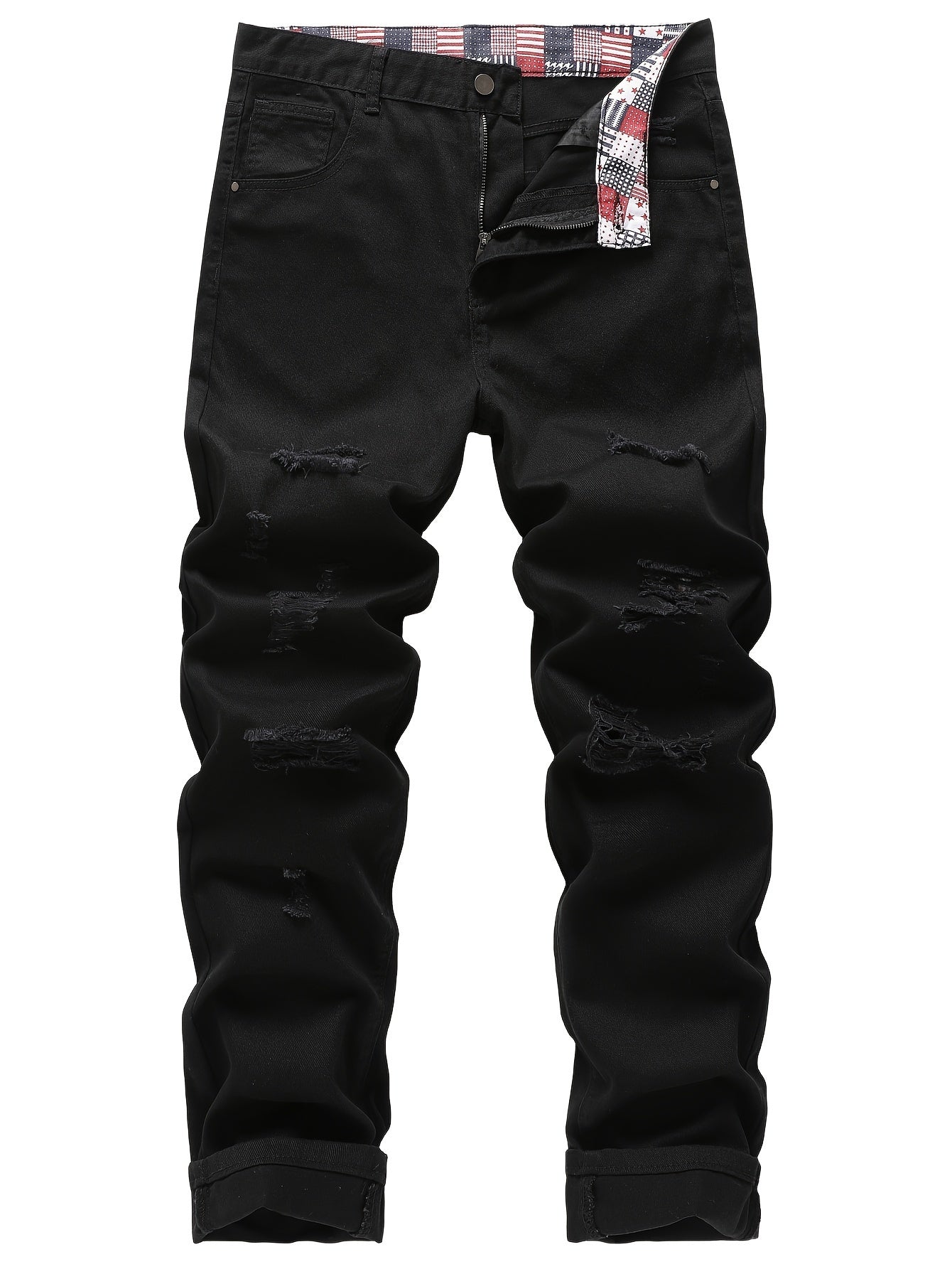 Men's White Denim Jeans - product view 16