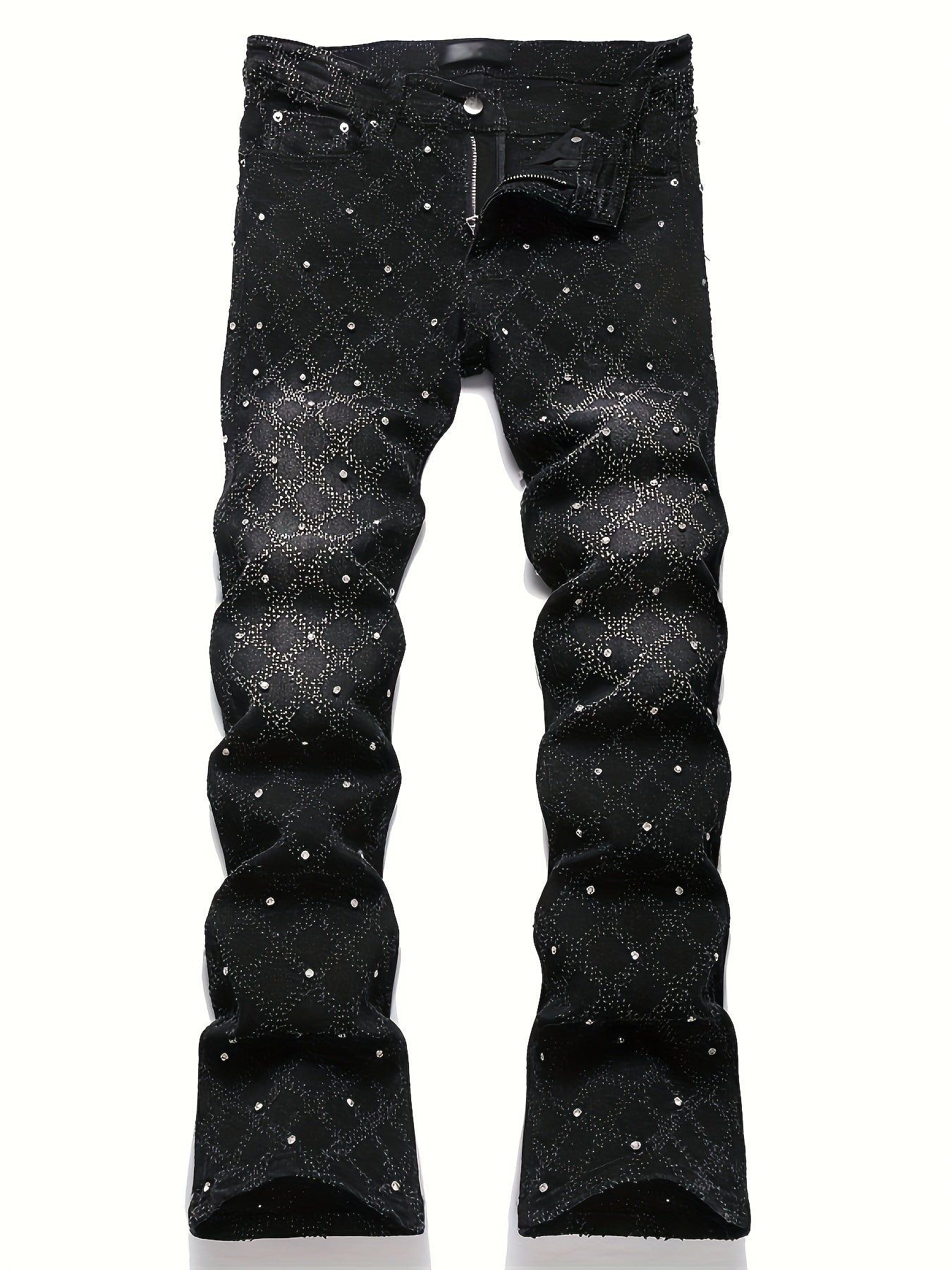 Men's Black Slim-Fit Jeans - product view 15