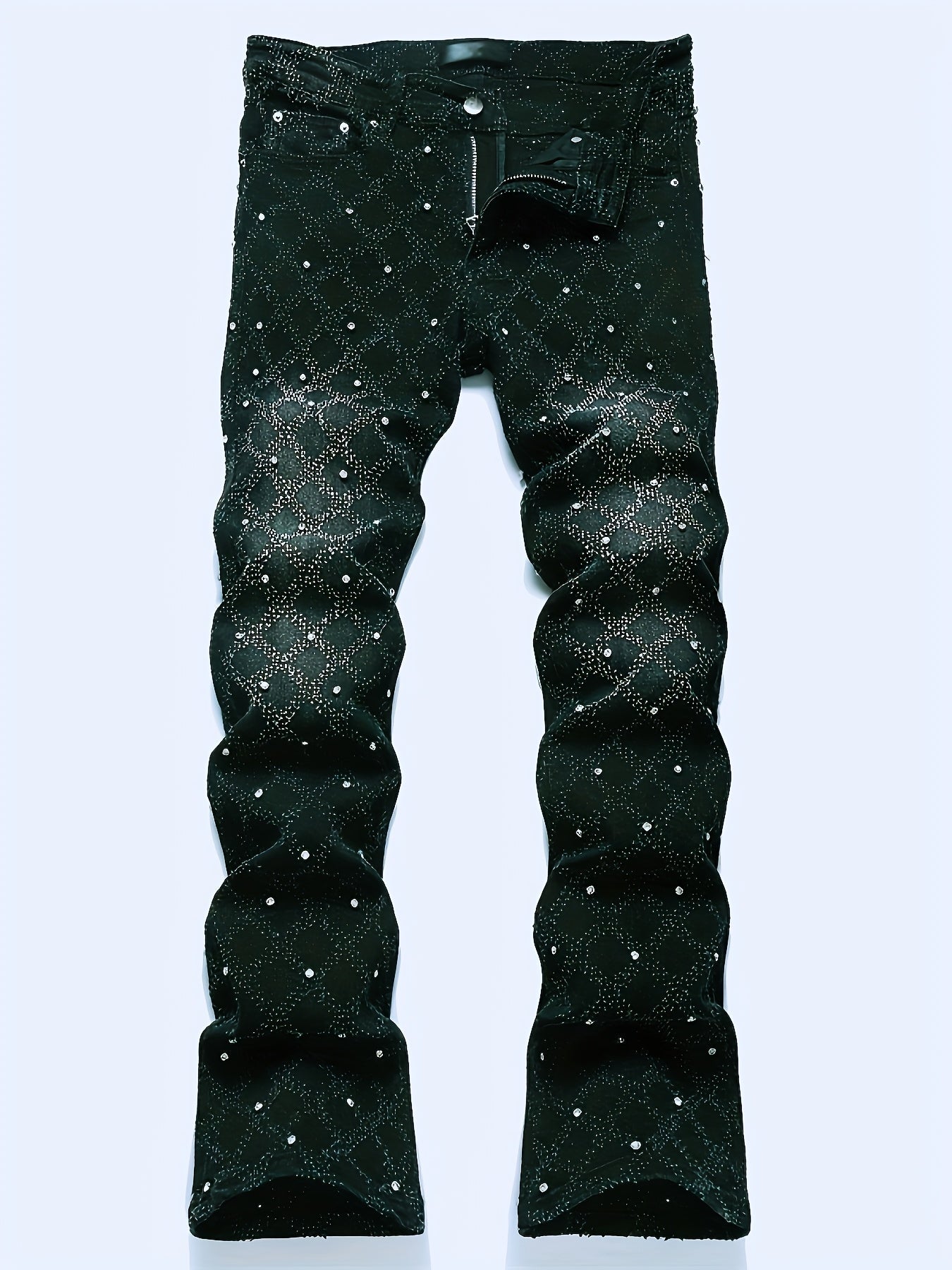 Men's Black Slim-Fit Jeans - product view 31