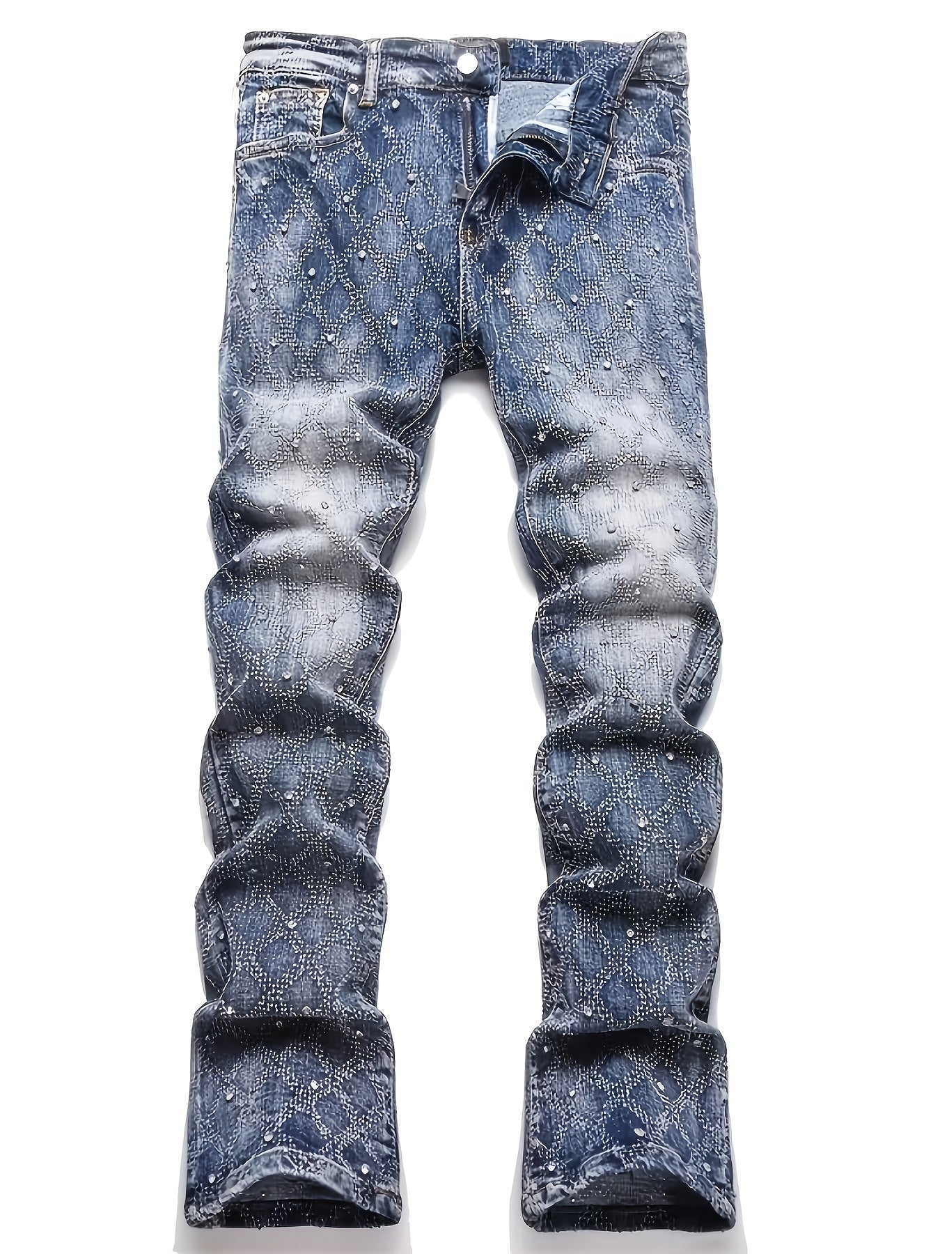 Men's Black Slim-Fit Jeans - product view 21