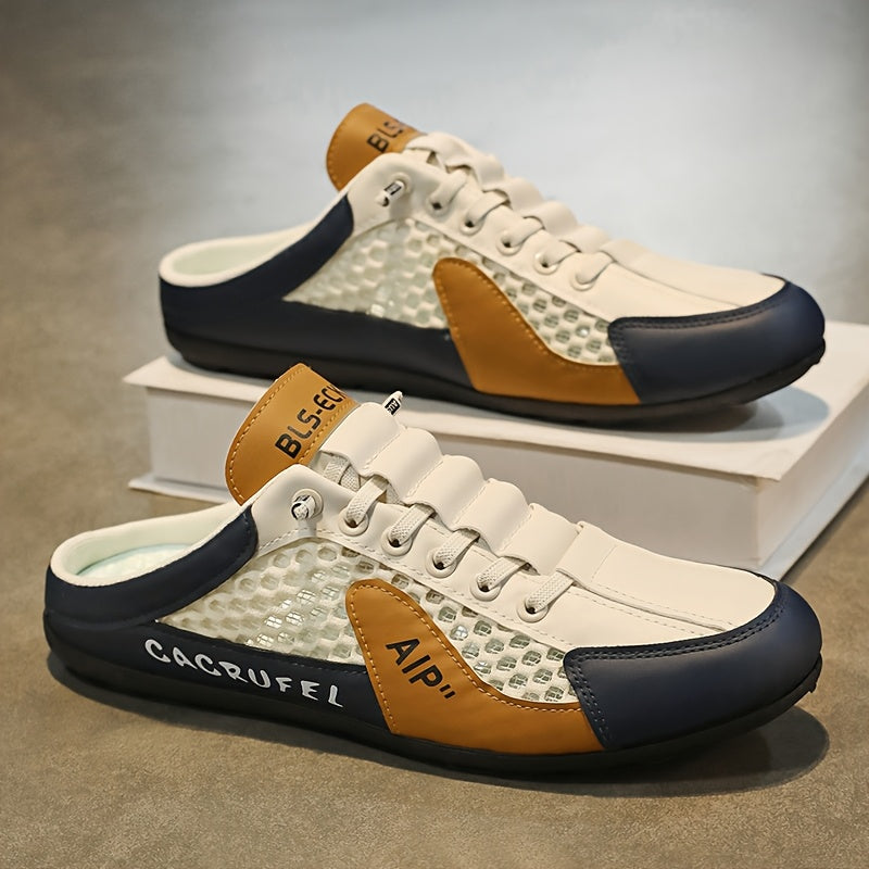 Men's Beige Color Shoes - product view 3