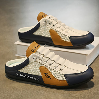 Men's Beige Color Shoes - product view 3