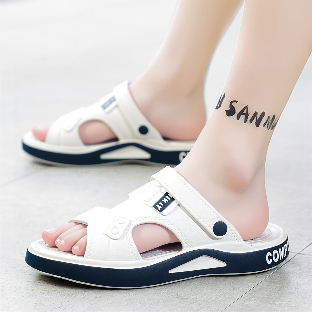 Men's Slippers - Non-Slip Sole for Beach & Water 368421 variant image