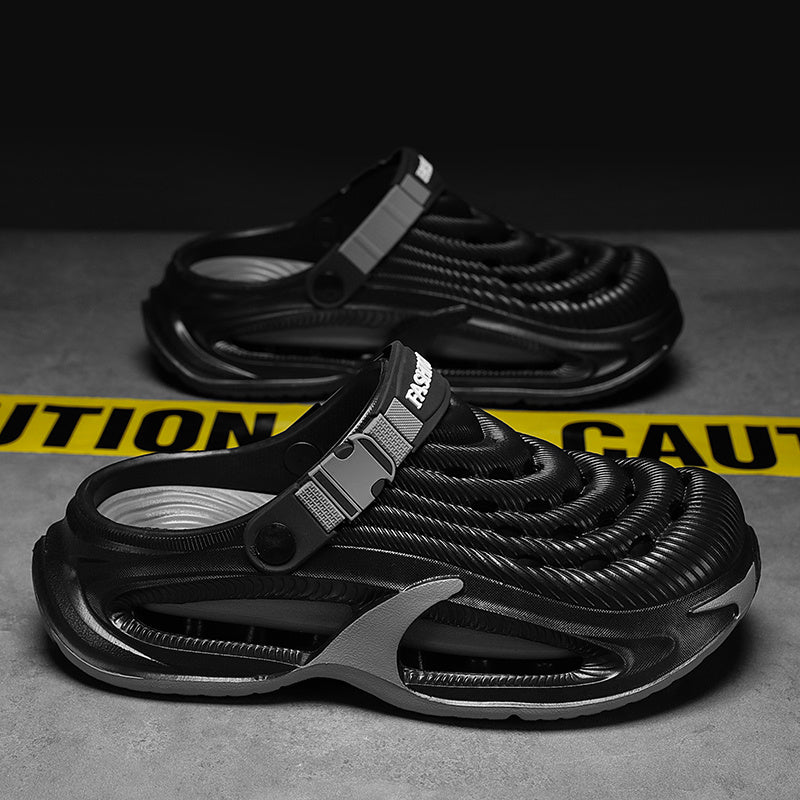 Men's Slippers - Non-Slip Sole Slip-On for Beach & Water variant image