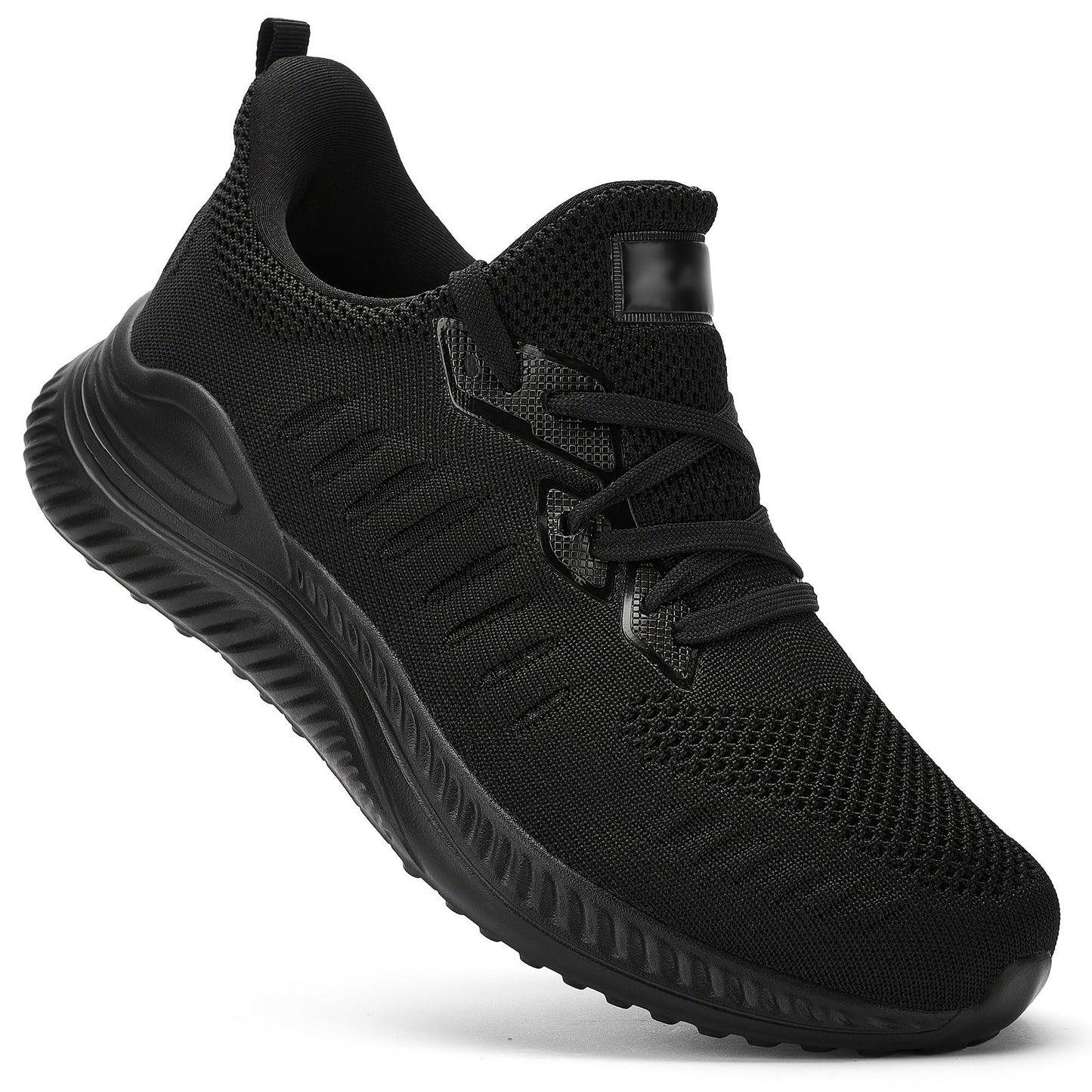 Men's Full Black Lace Shoes - product view 2