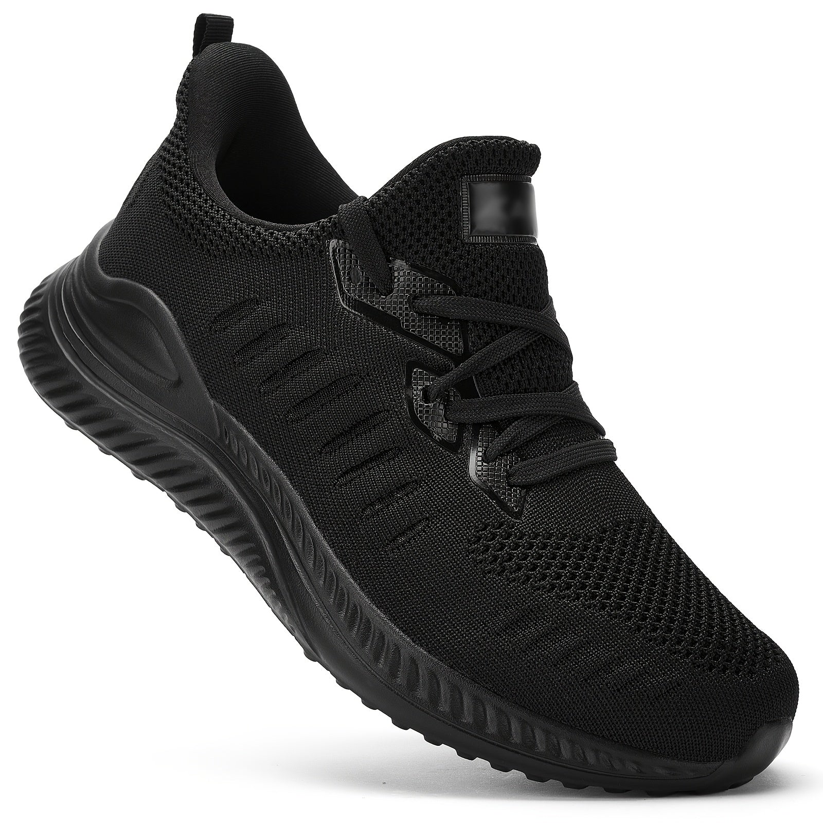 Men's Full Black Lace Shoes - product view 2