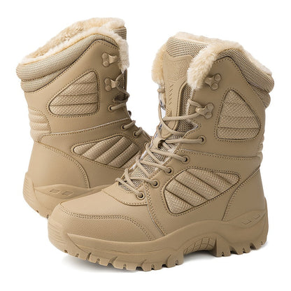 Men's Snow Boots - Non-Slip Sole Plush Lined for Beach & Water variant image