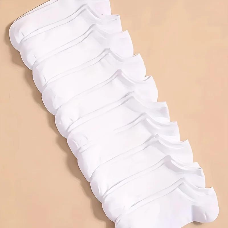 Men's Solid Color Ankle Socks - 40-Pair Pack