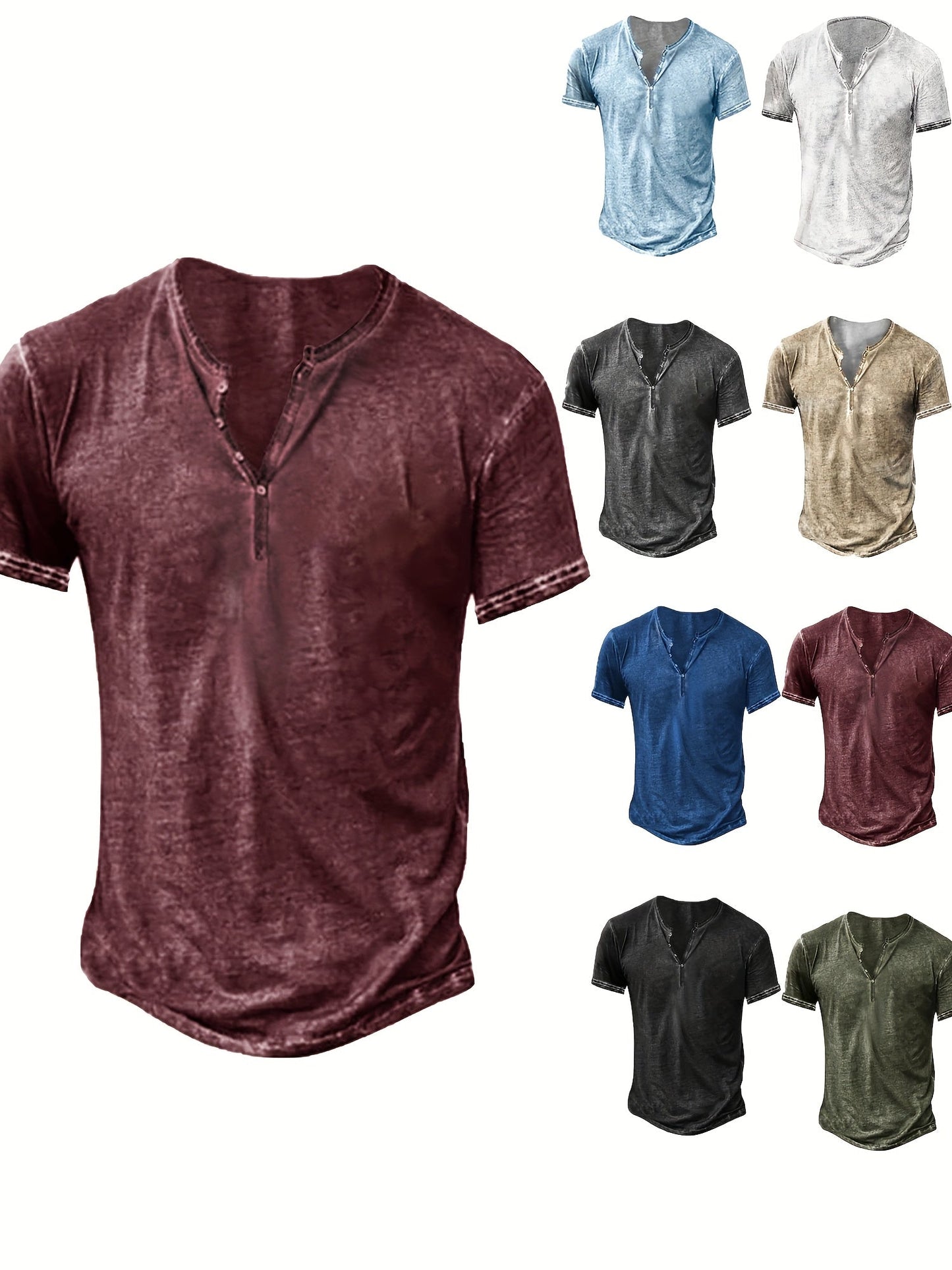 Black Cotton Slim-Fit Short-Sleeve T-Shirt - product view 25