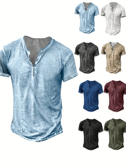 Black Cotton Slim-Fit Short-Sleeve T-Shirt - product view 19