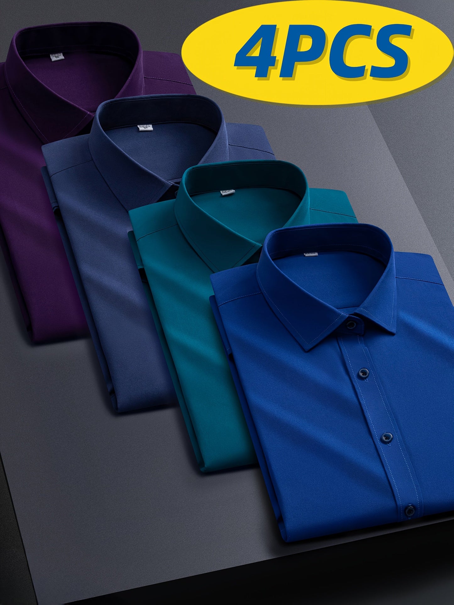 Men's BYZ Polyester Long-Sleeve Dress - product view 26